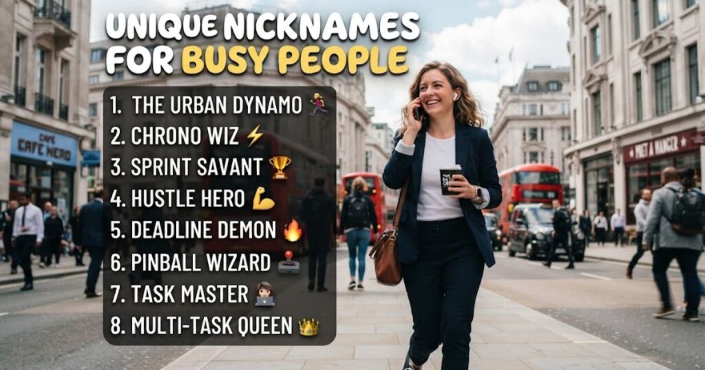 Unique Nicknames for Busy People