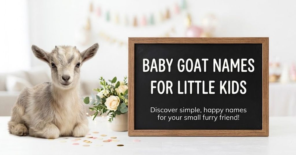 Baby Goat Names for Little Kids