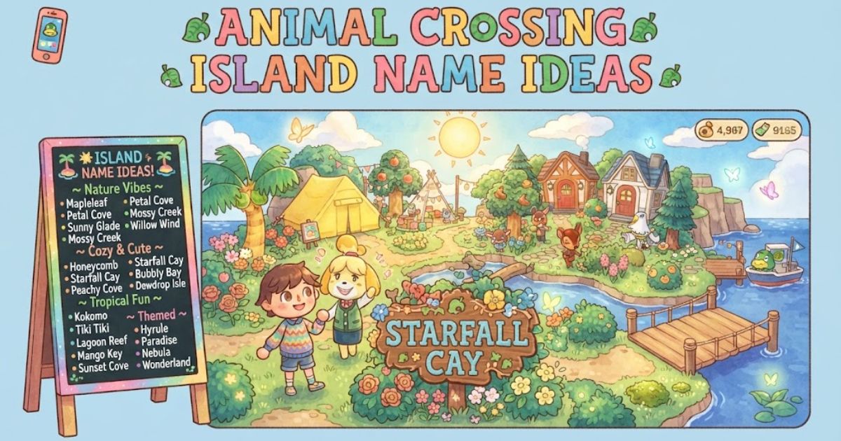 animal crossing island name ideas