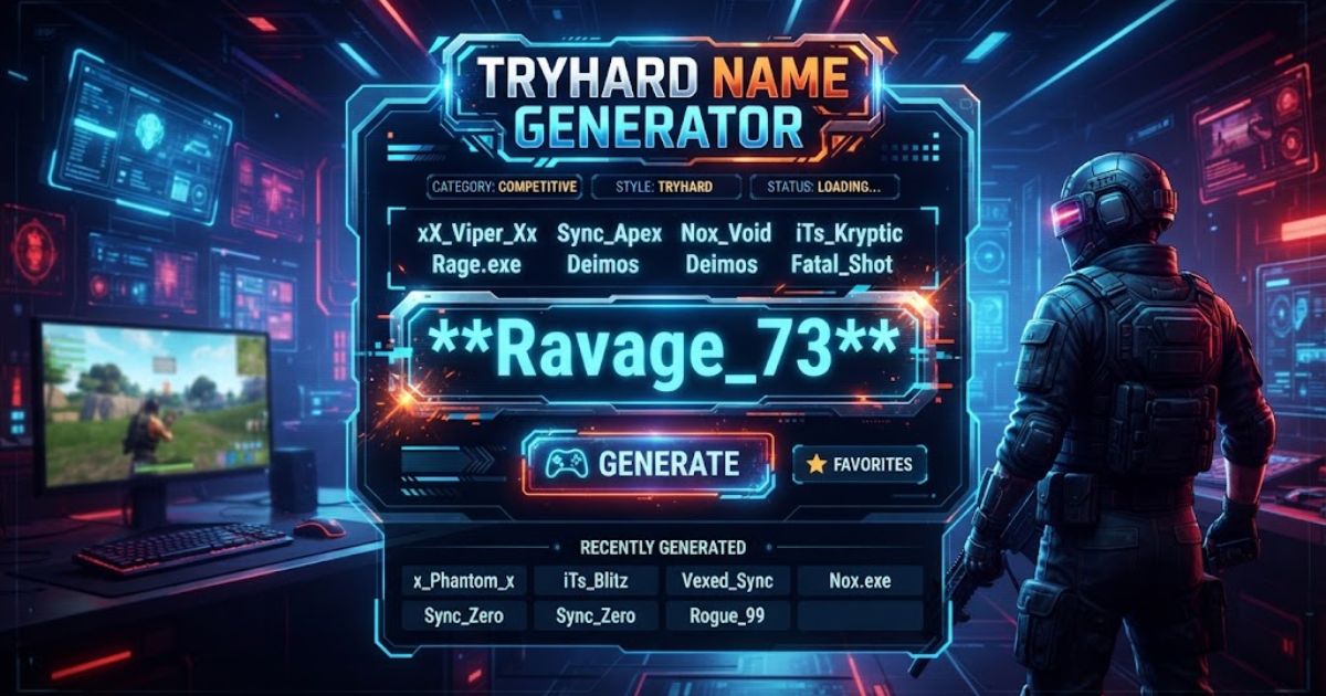 tryhard name generator