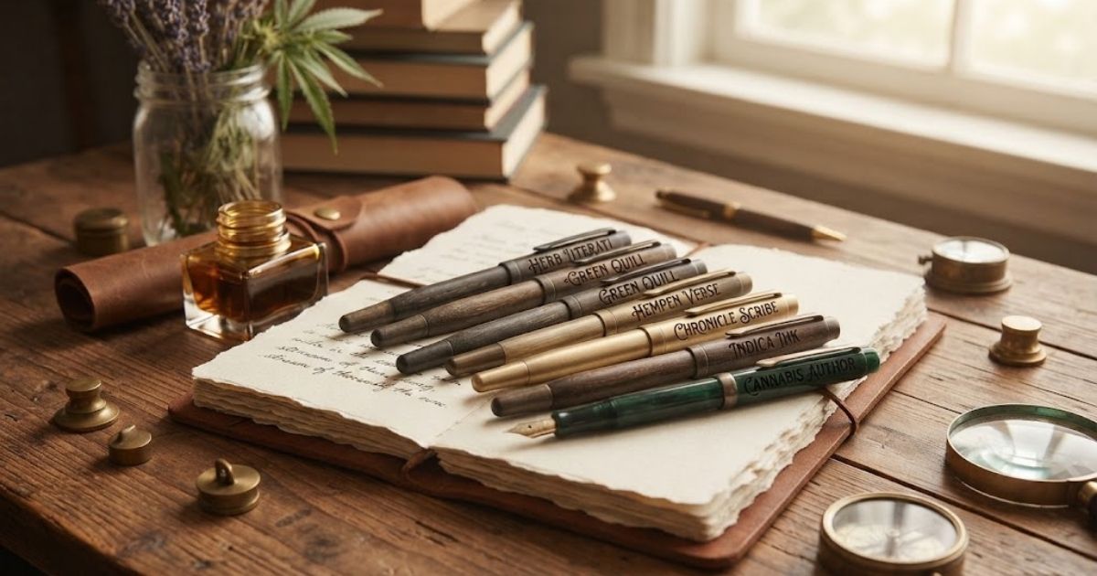 weed pen names