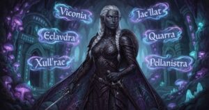 female dark elf names